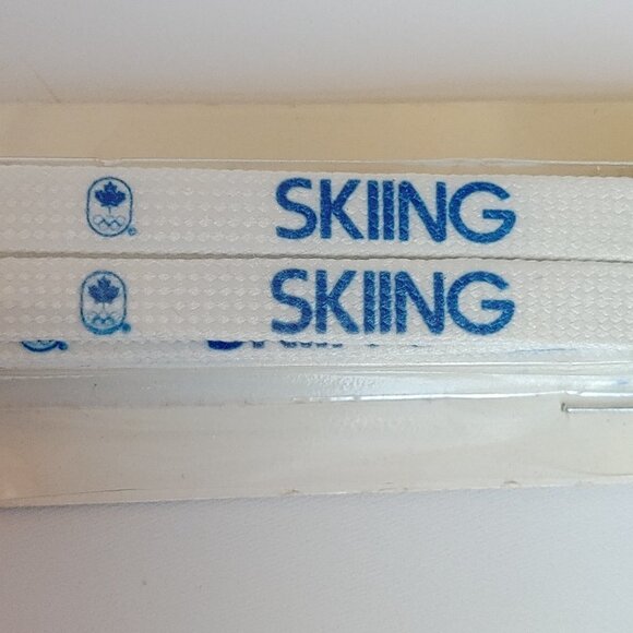 VINTAGE SHOWLACES SKIING Boot Laces Replacements NEW OLD STOCK 36" / 91 cm - Picture 3 of 3